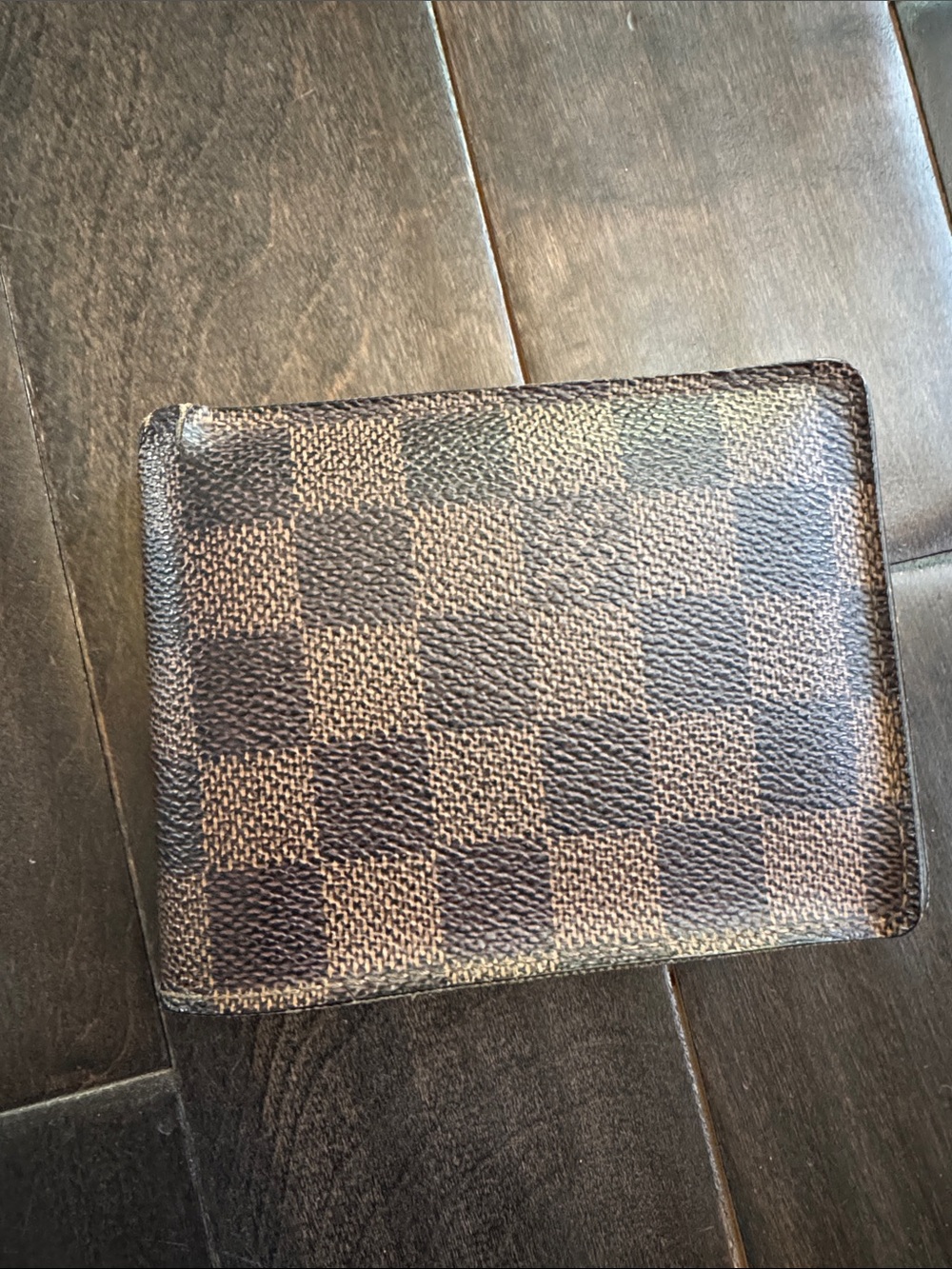Louis Vuitton Damier Ebene Bifold Wallet Men’s Brown